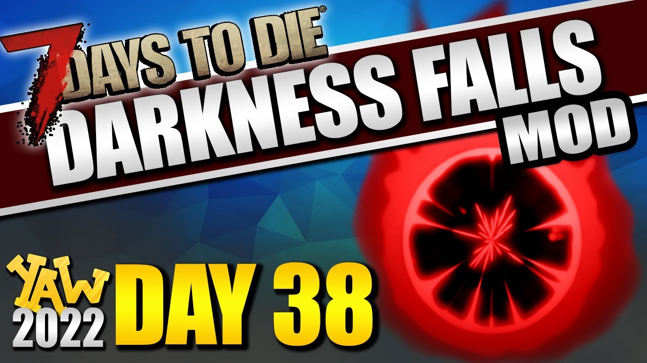 Day 38: The Mysterious Red Portal... 7 Days to Die: Darkness Falls