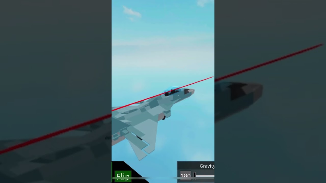 Testing the custome air break on themadvlupen su-33 flanker tutorial in plane crazy