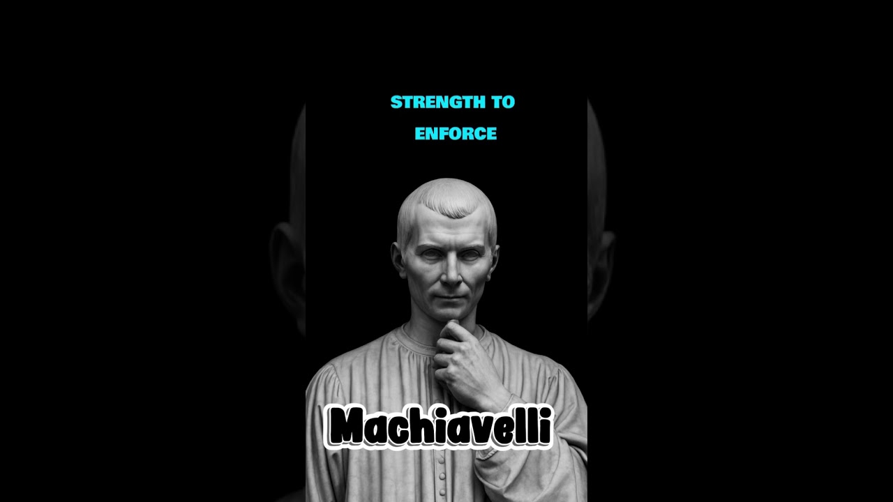 Good Laws Follow From Good Arms &ndash; Machiavelli&rsquo;s Law of Power