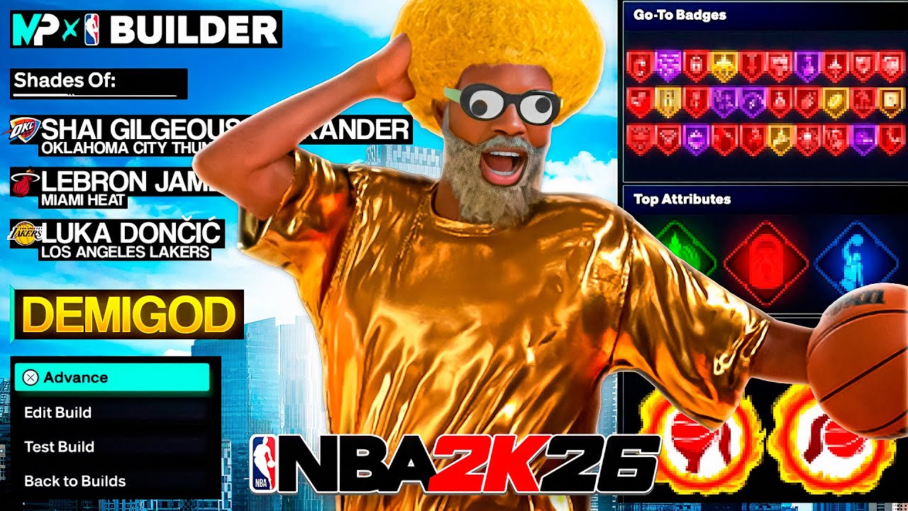 LA BUILD M&Aacute;S COMPLETA DE NBA 2K26! *DOMINA EN MATE, TRIPLE Y DEFENSA*