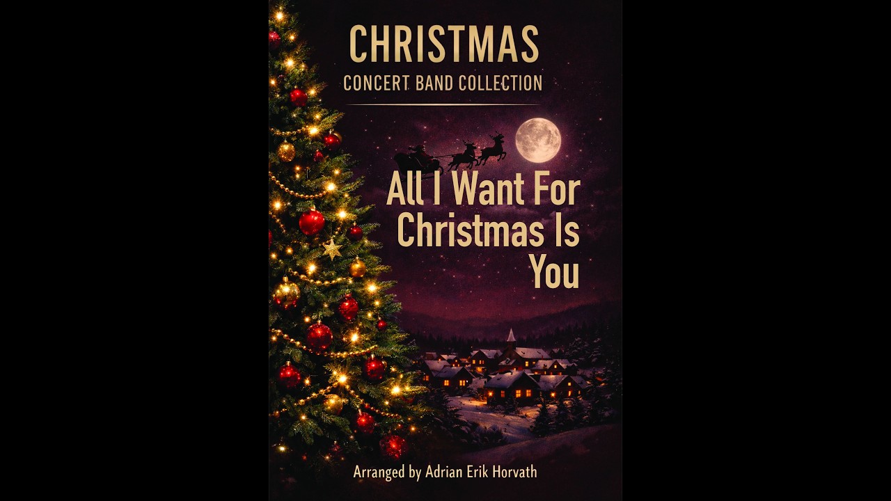 All I Want For Christmas Is You for Concert Band (arranged by Adrian Erik Horvath)