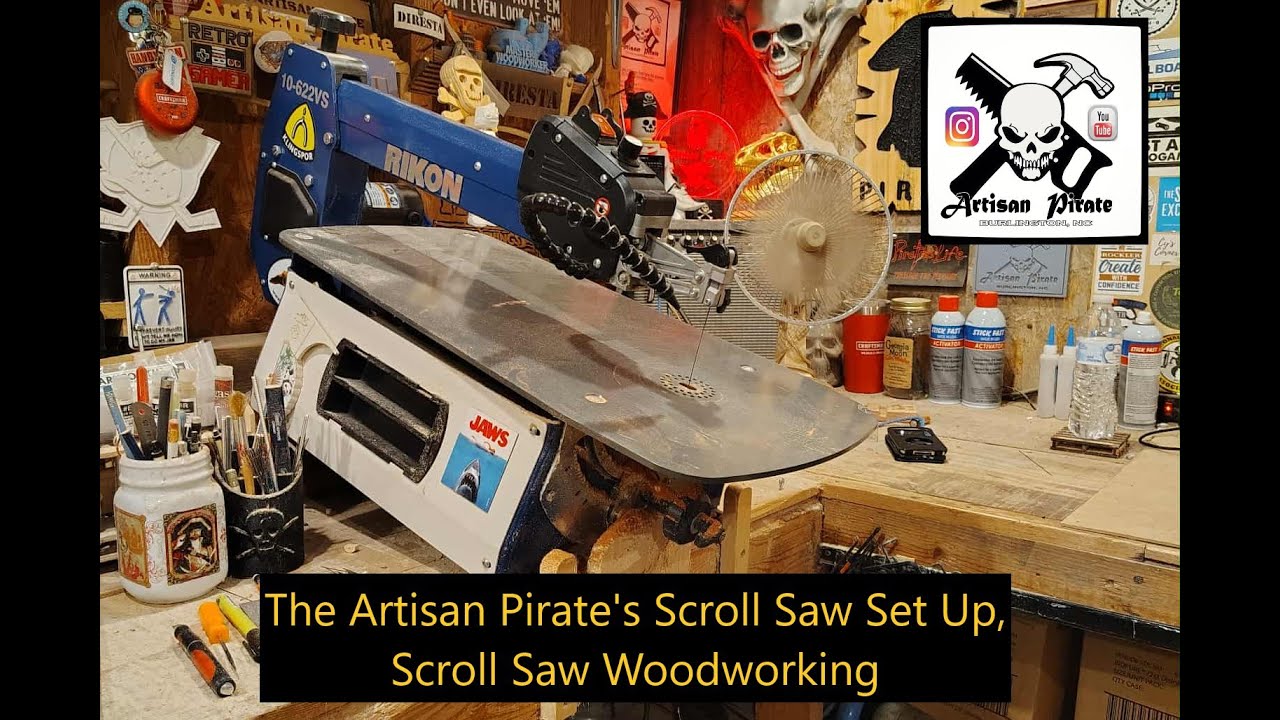 Установка лобзика Artisan Pirate для деревообработки с помощью лобзика