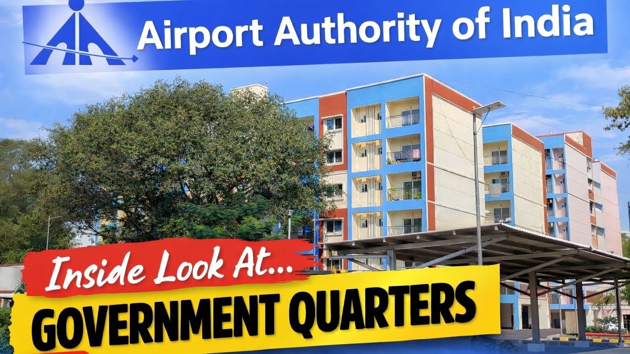 EP 1 | Chennai Airport Authority of India Government Quarters Tour | AAI Colony Chennai 
