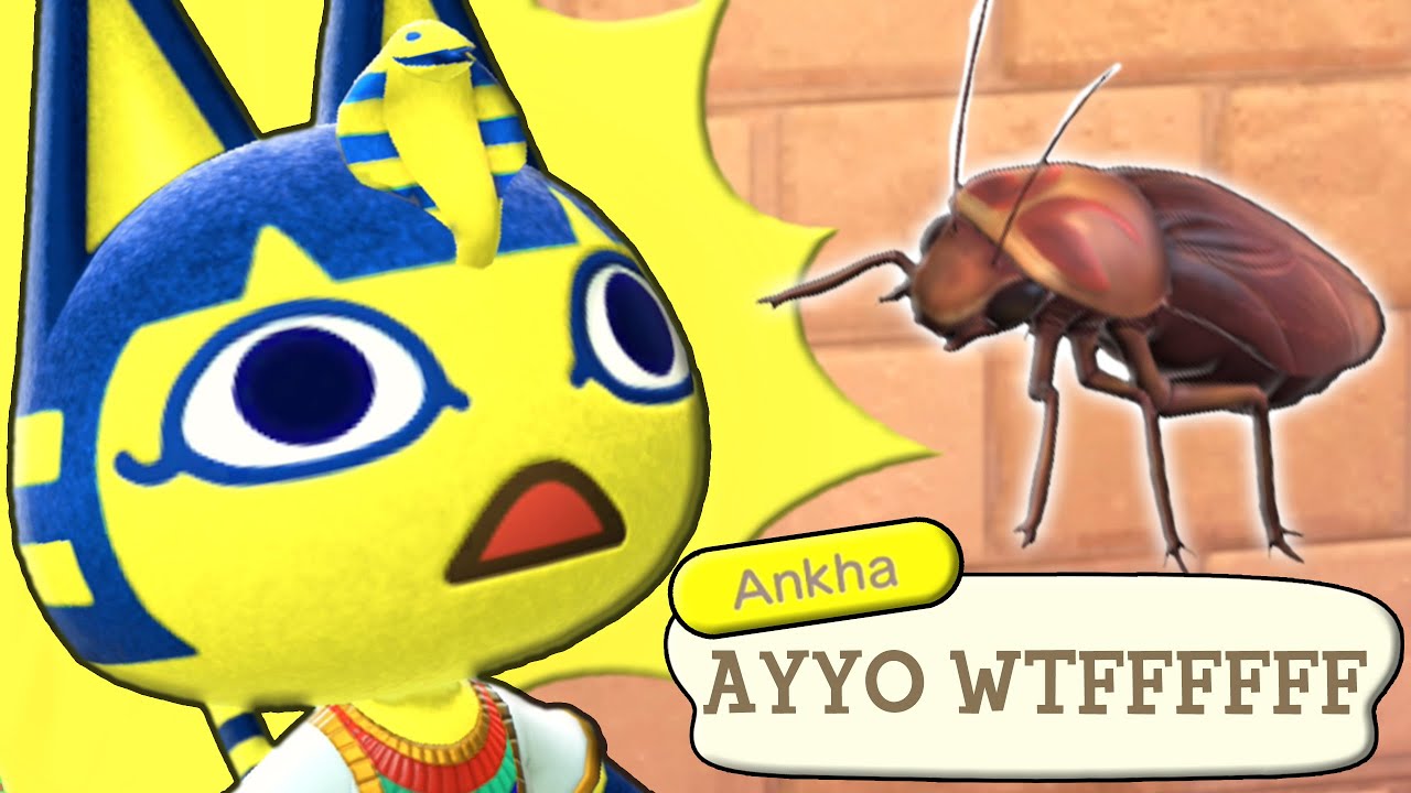 EVERY ACNH PERSONALITY Reacts To A COCKROACH!!