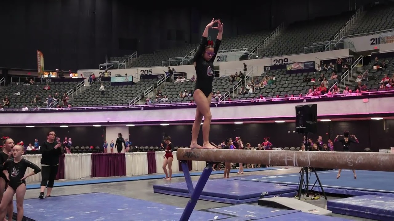 Jordan Haymond 10th Beam 9.375 Long Beach Open 2026 Wildfire Gymnast Level 7