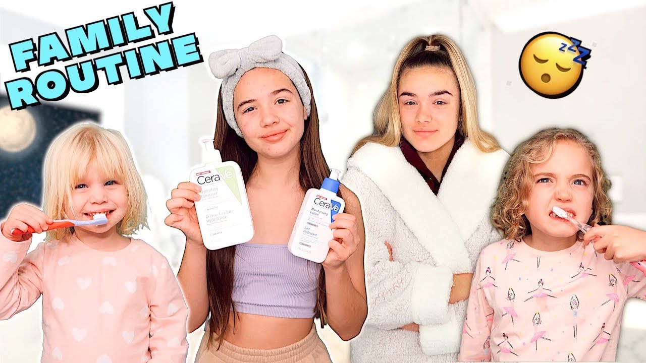 NEW FAMILY NIGHT TIME ROUTINE! 😴 *KIDS DON'T HAVE A BED TIME