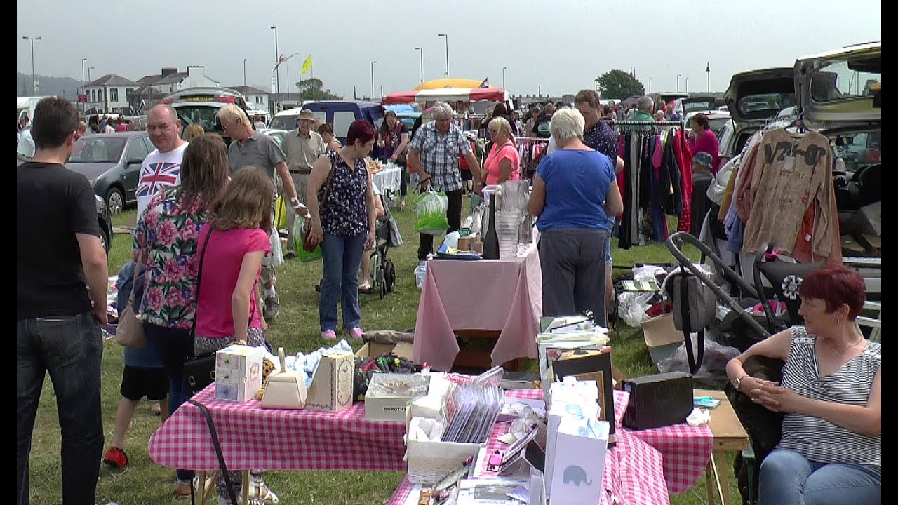 A walk around Burry Port Car Boot sale  4th June 2016