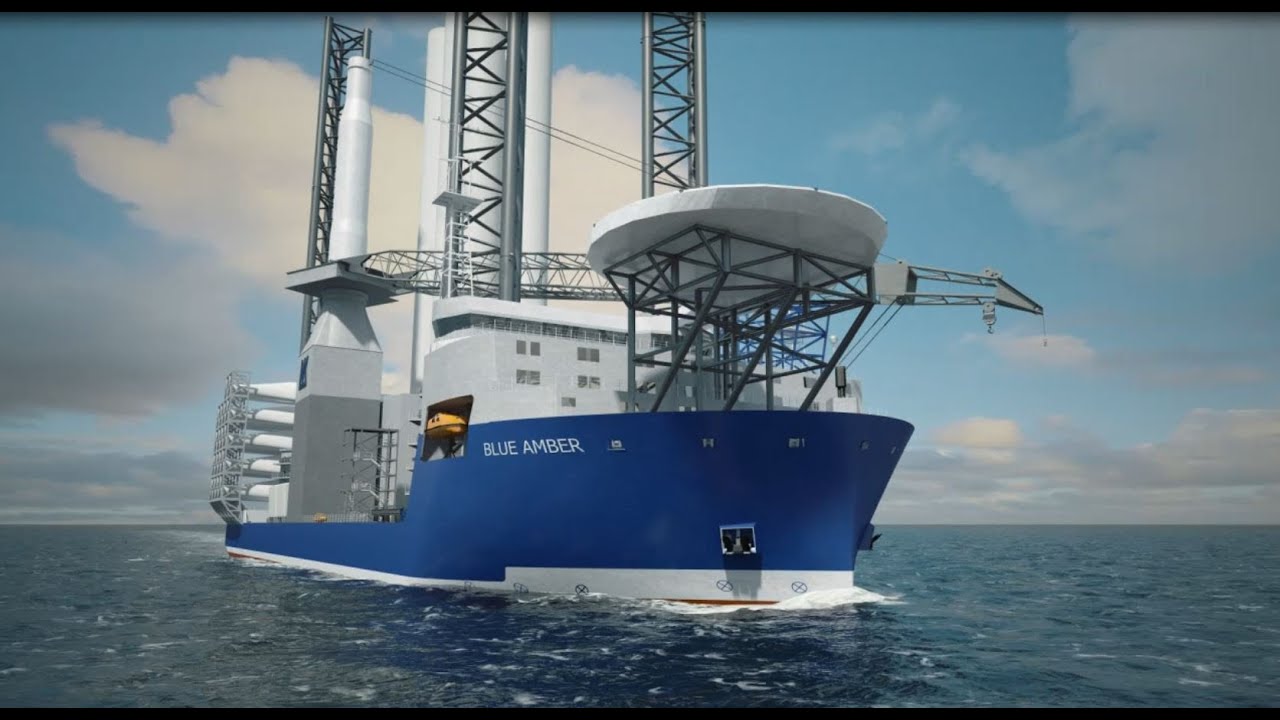 Wind Turbine Installation Vessel BLUE AMBER