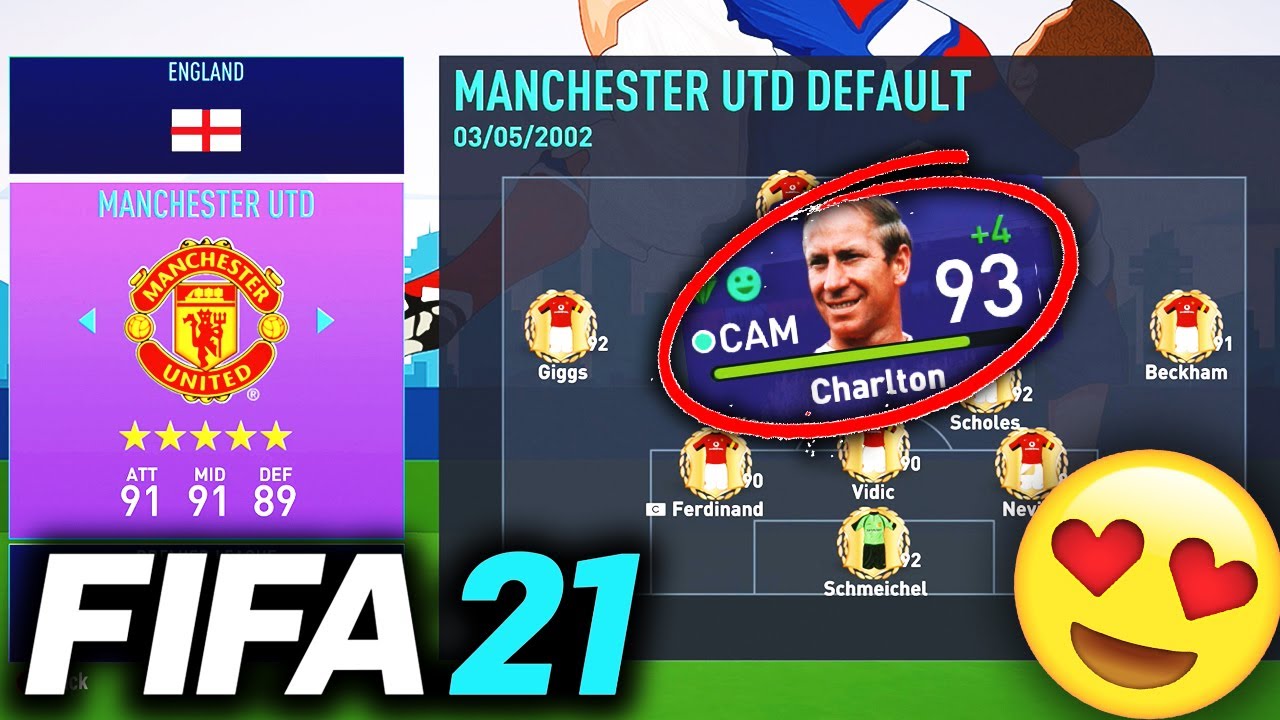 Man United Career Mode with a CLASSIC ALL TIME Team!!