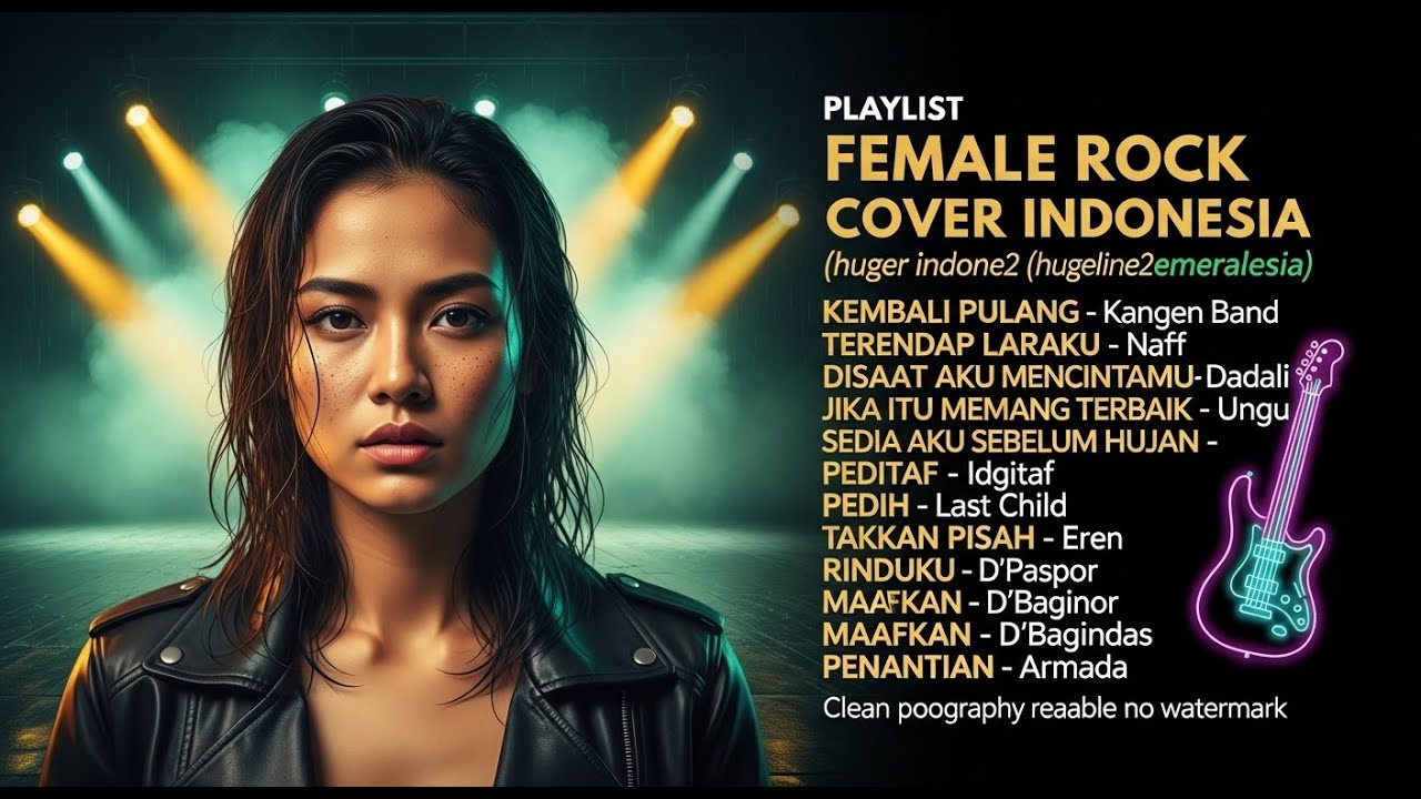 Galau ROCK 10 Lagu Cewek Indonesia Vocal Power