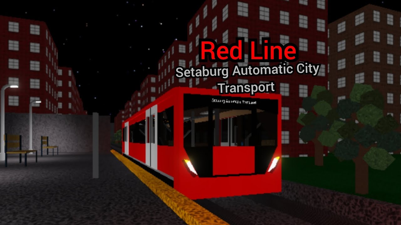 (Roblox) Journey onboard SACT Red Line from Suburb to Big Rock Business Centre on a B-Series