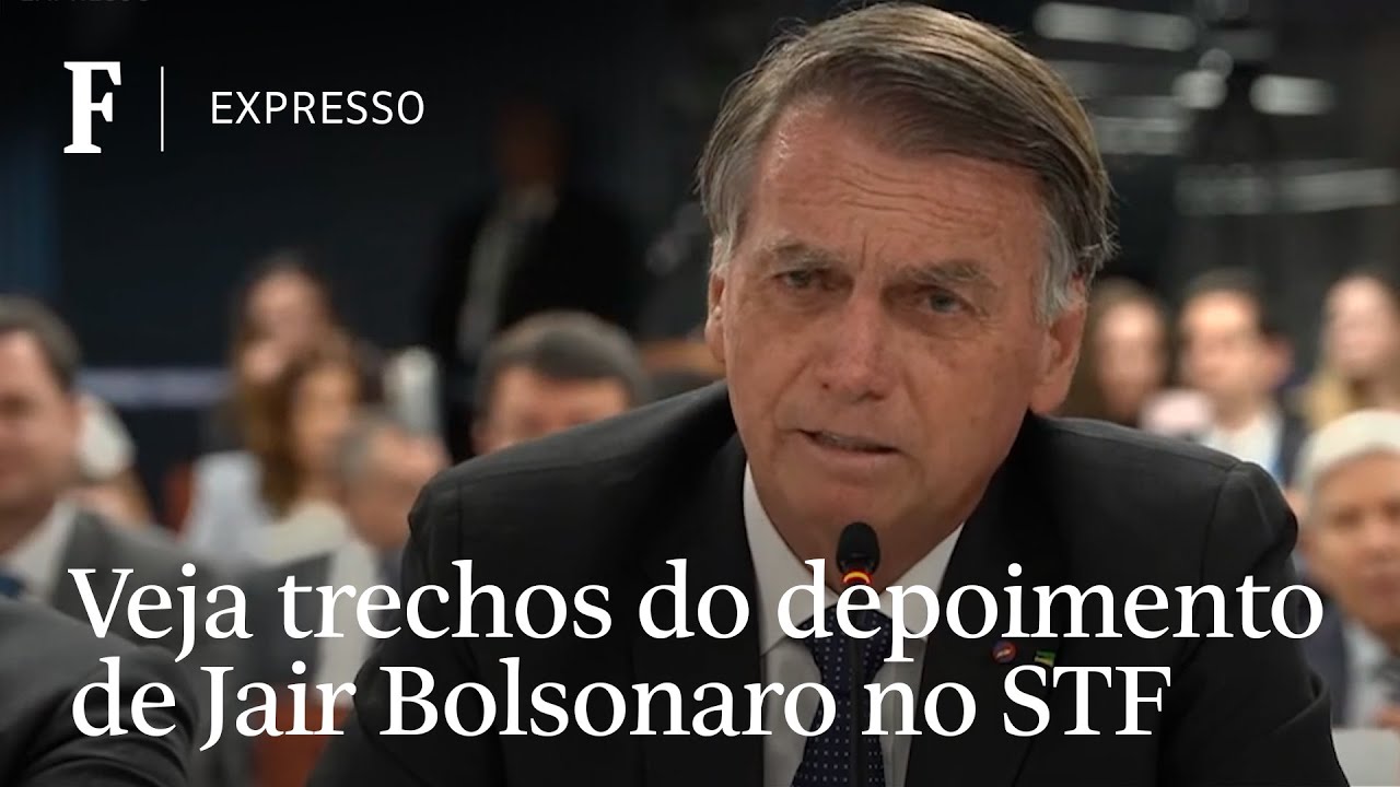 Veja principais momentos do depoimento de Jair Bolsonaro no STF