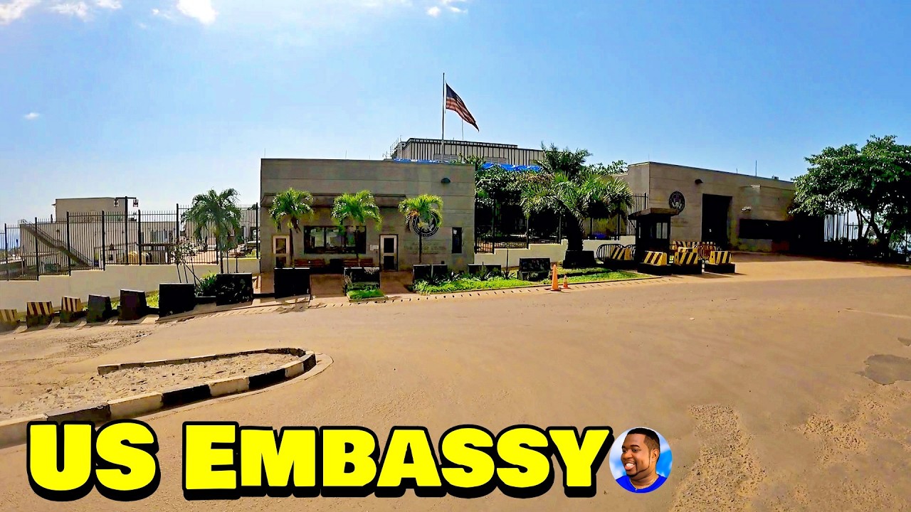 EMBASSY OF THE UNITED STATES - FREETOWN CITY  🇸🇱 Vlog 2025 - Explore With Triple-A