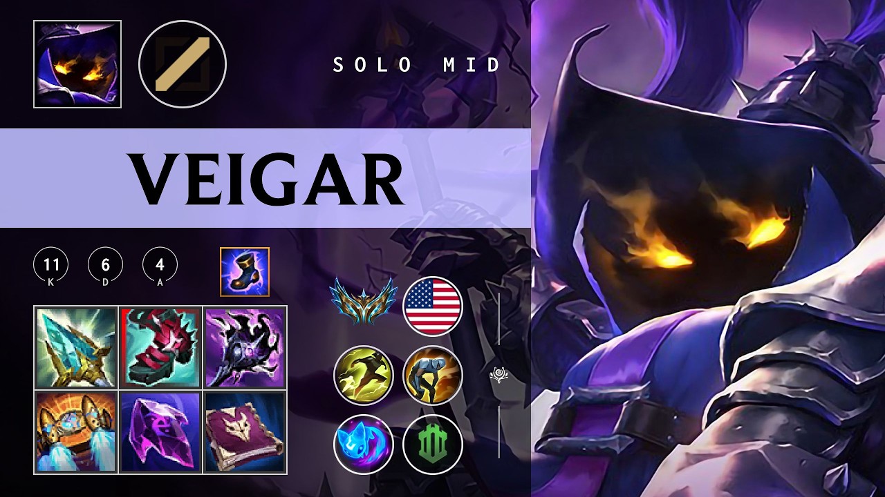 Veigar Mid vs Zed - NA Challenger Patch 26.05