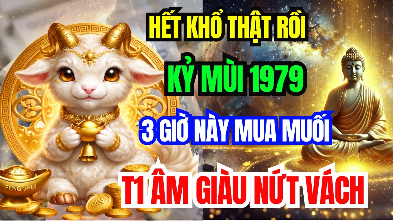 Thầy Phong Thủy Tiết Lộ: Kỷ Mùi 1979 Mua Muối Vào 3 Ngày Này, Tiền Về Như Thác Đổ, May Mắn Cả Năm