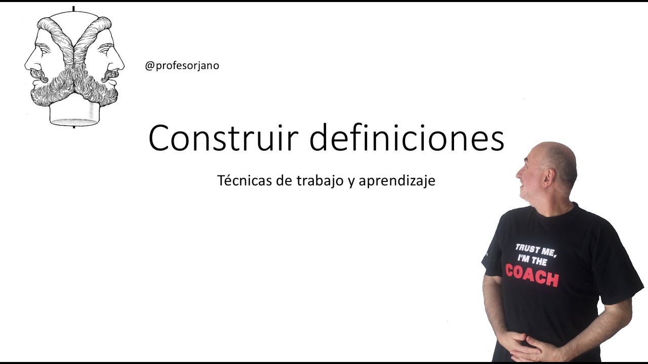 Cómo construir definiciones - PROFESOR JANO