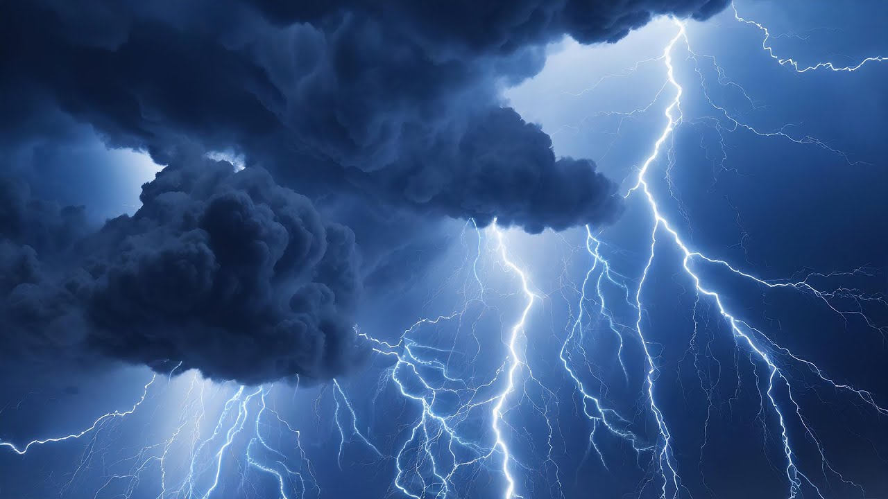 ⚡БУМНАЯ НОЧЬ🌙 с ОЧЕНЬ ГРОМКИМ ГРОМОМ, СИЛЬНЫМ ДОЖДЕМ, МОЛНИЕЙ Победите стресс, победите бессонниц...