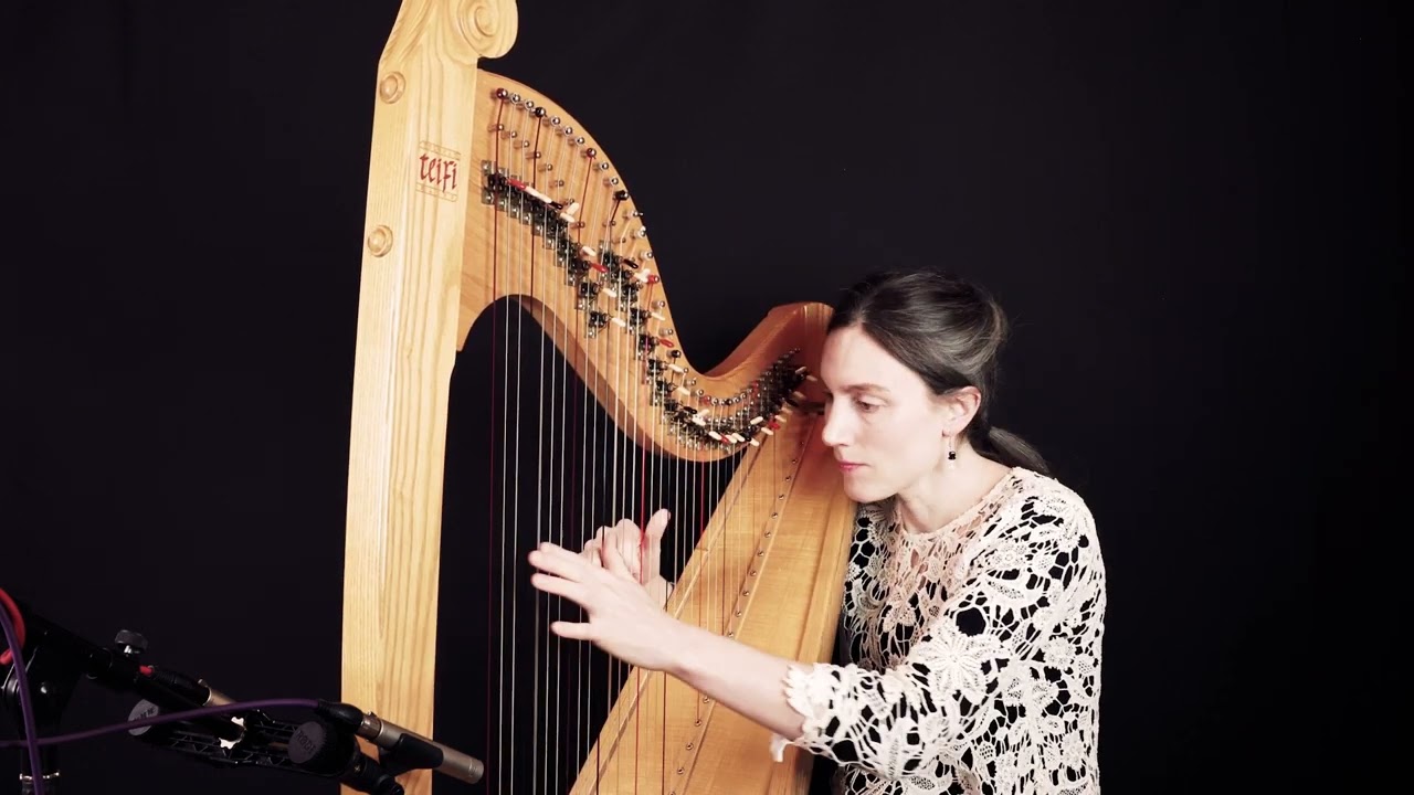An Alarc'h - traditional Breton tune on the Celtic lever harp