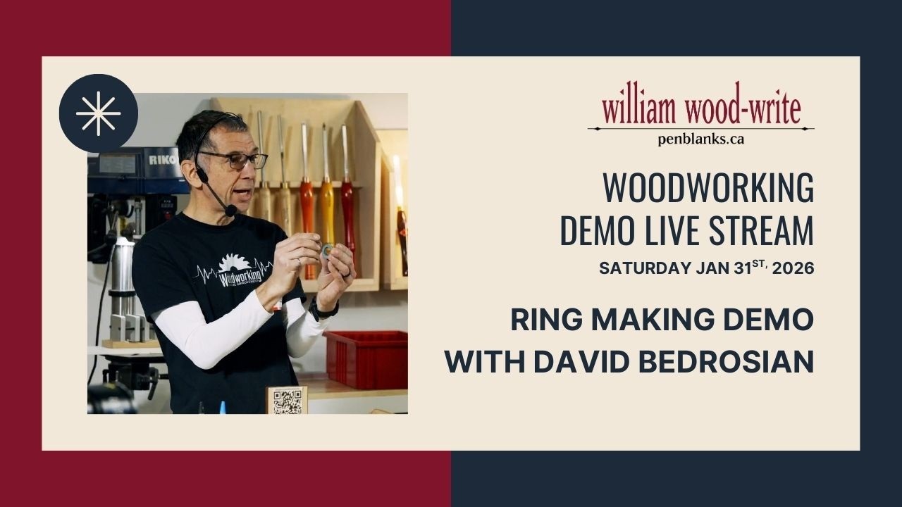 Ring Turning Demo with David Bedrosian at William Wood-Write
