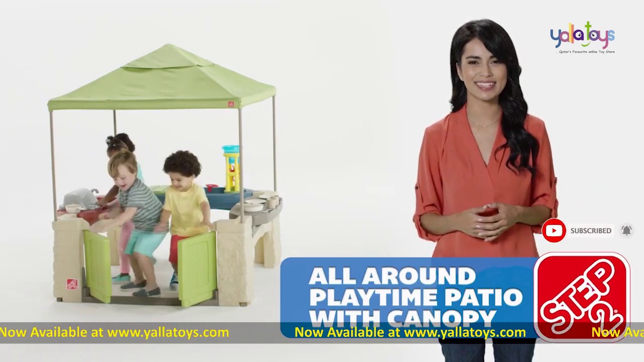 All Around Playtime Patio W Canopy | Now Available at www.yallatoys.com
