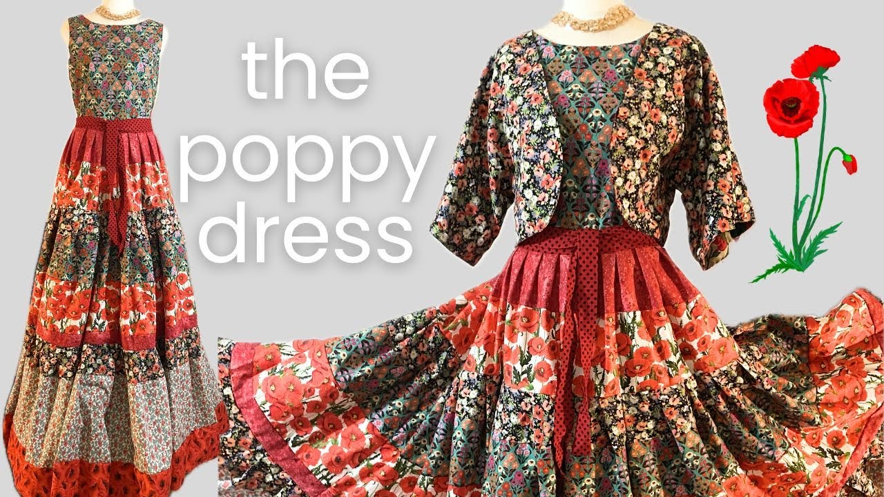 I made a poppy dress! 🌺 Butterick B6677