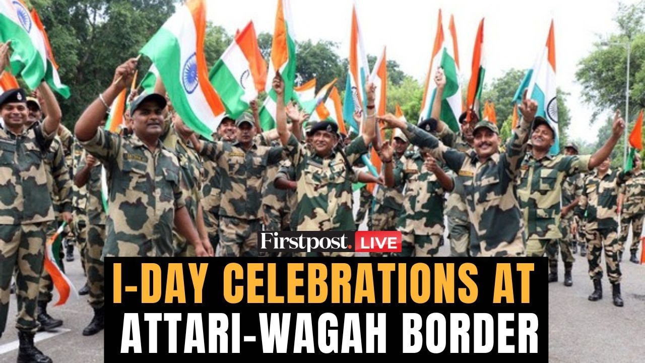 Independence Day 2025 LIVE: BSF Hoists National Flag at Attari-Wagah Border to Mark Independence Day