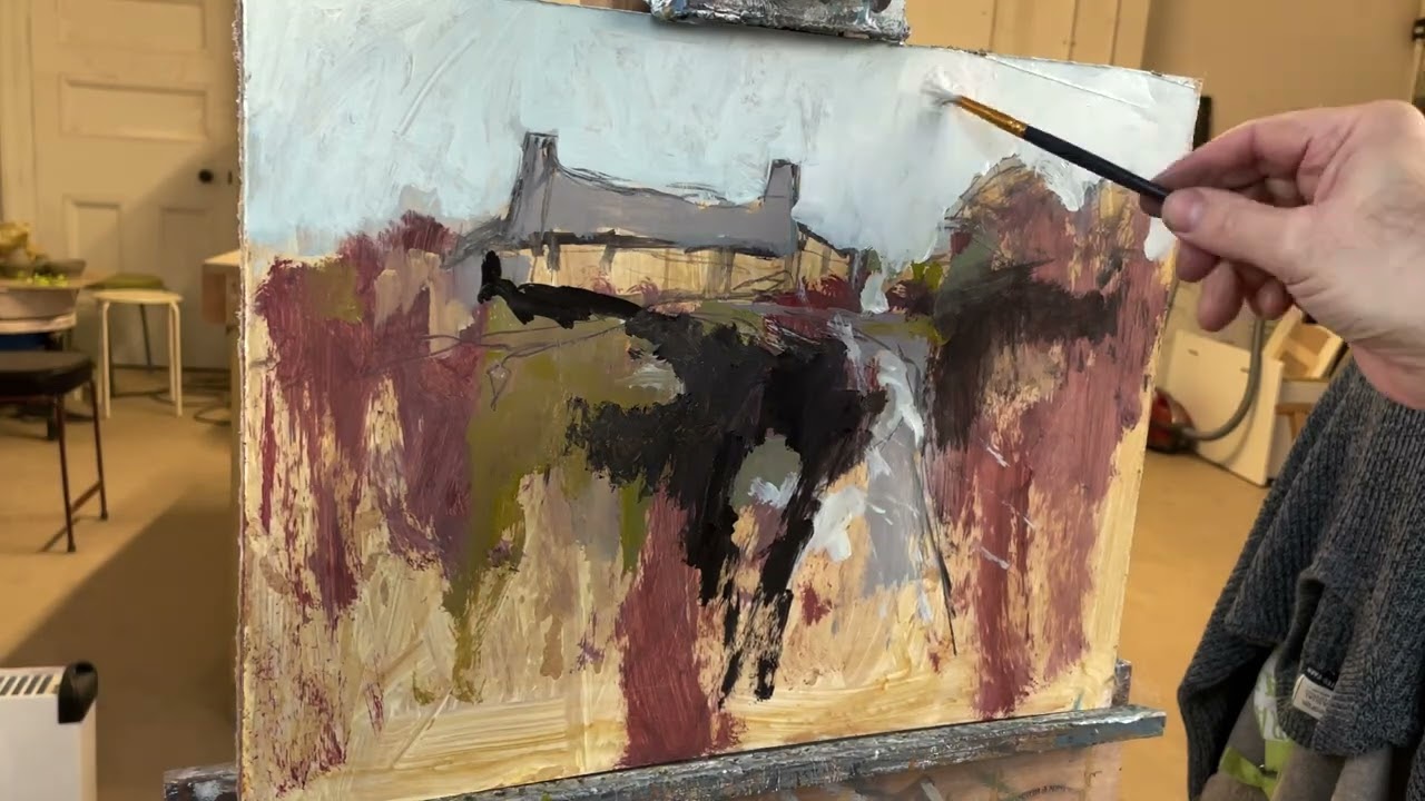 Painting in the Studio