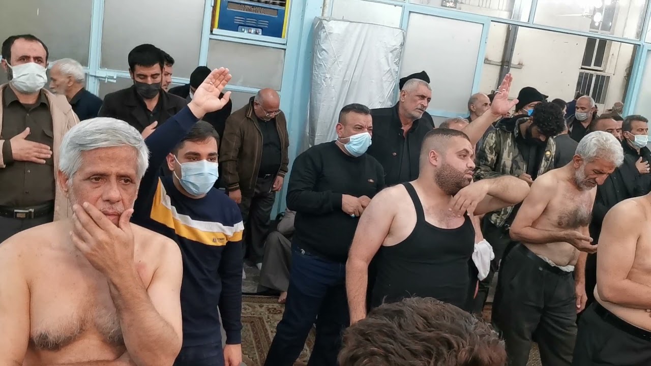 لطم للرادود كرار ابو غنيم ذكرى وفاة السيده المعصومه ع في قم المقدسه 1443 ه‍