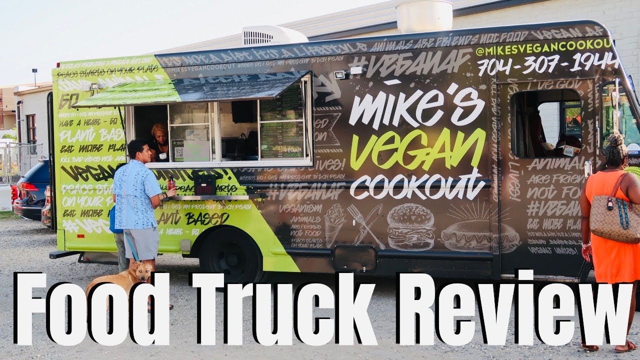 Mike's Vegan Cookout Food Truck Review & #Mukbang | Charlotte Vegan Food | Plantbased