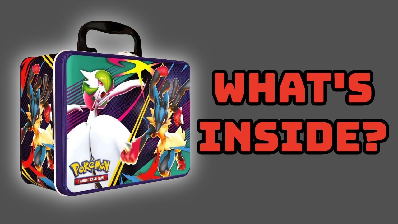 What's Inside The 2025 Fall Mega Gardevoir & Mega Lucario Collector's Tin?