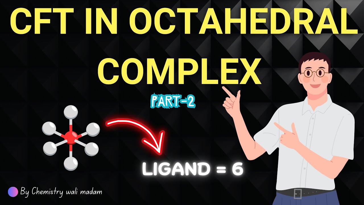 CFT in octahedral complex class 12 by chemistry wali madam | coordination compounds