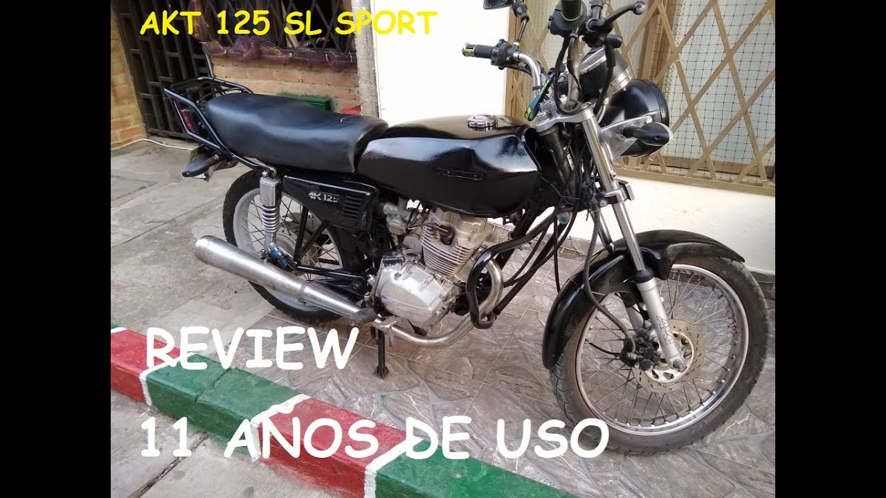 Review AKT 125 SL Modelo 2008 En 2019