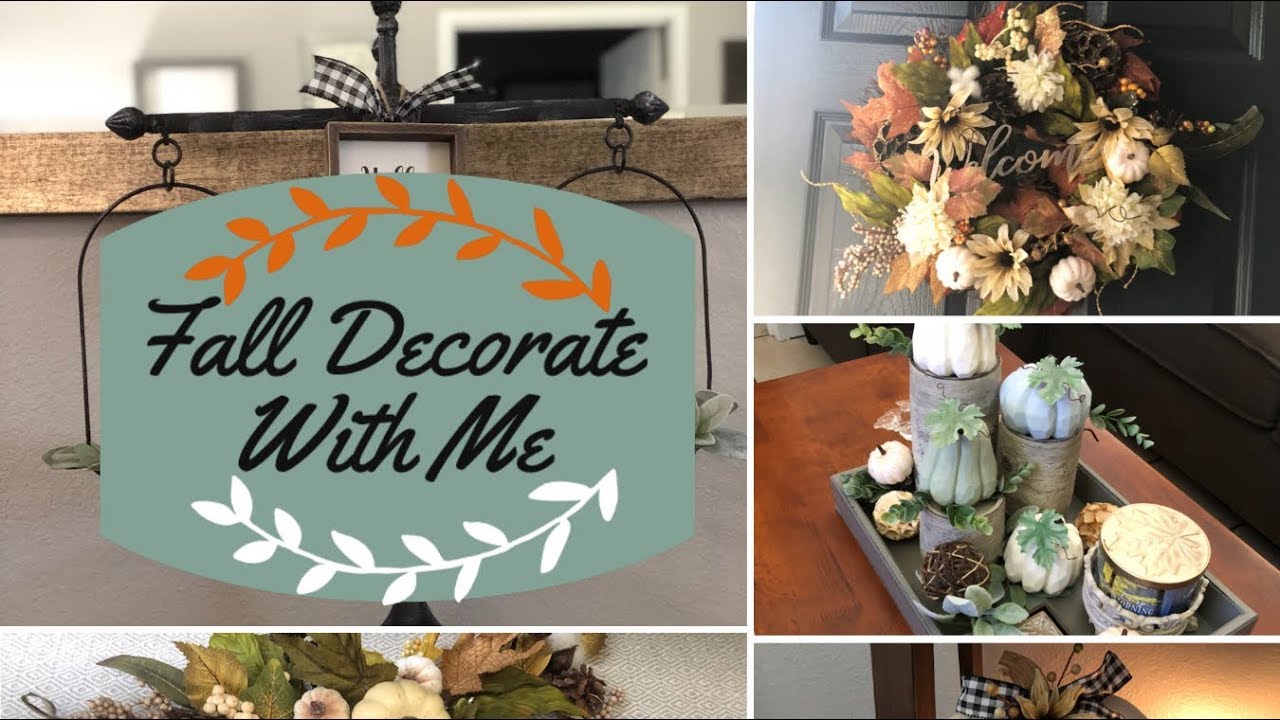 Fall Decorate With Me | Fall Home Decor Ideas