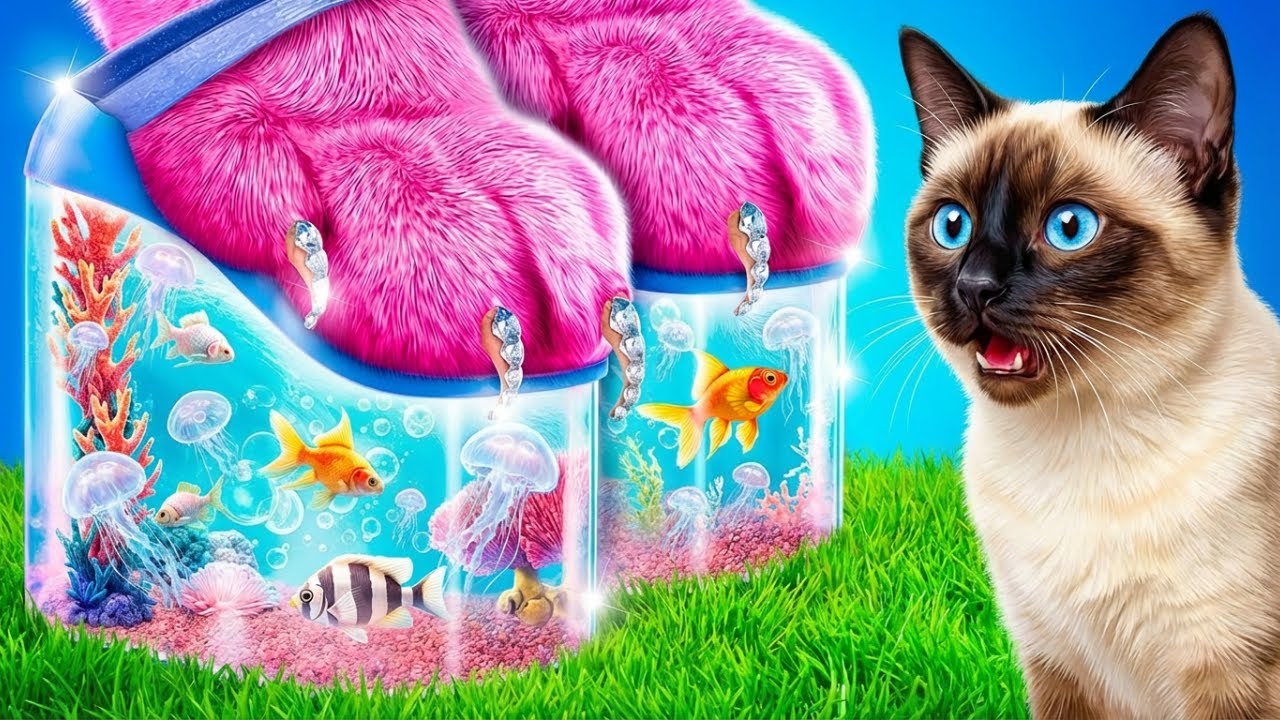From Rescue to Cozy Home 🐱🏠 | DIY Cat House & Pet Hacks by Meow-some! Live
