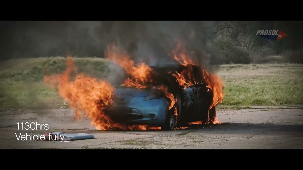 Prosol UK launch electric vehicle fire blanket