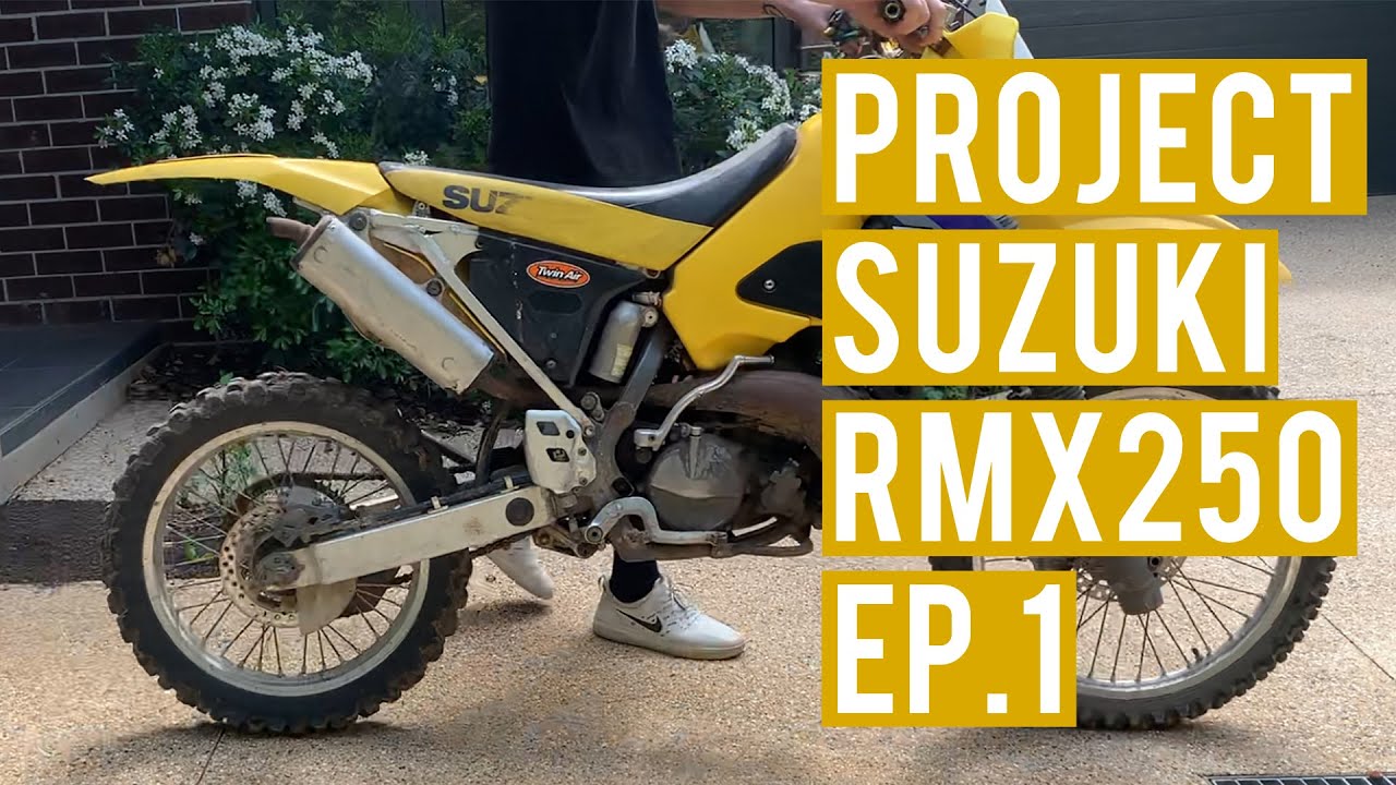 Suzuki RMX250 Rebuild Ep.1 ($750 dirt bike)