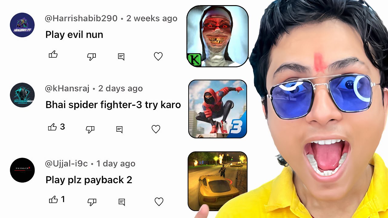 Playing My SUBSCRIBERS Favourite Games Part-3&hellip;