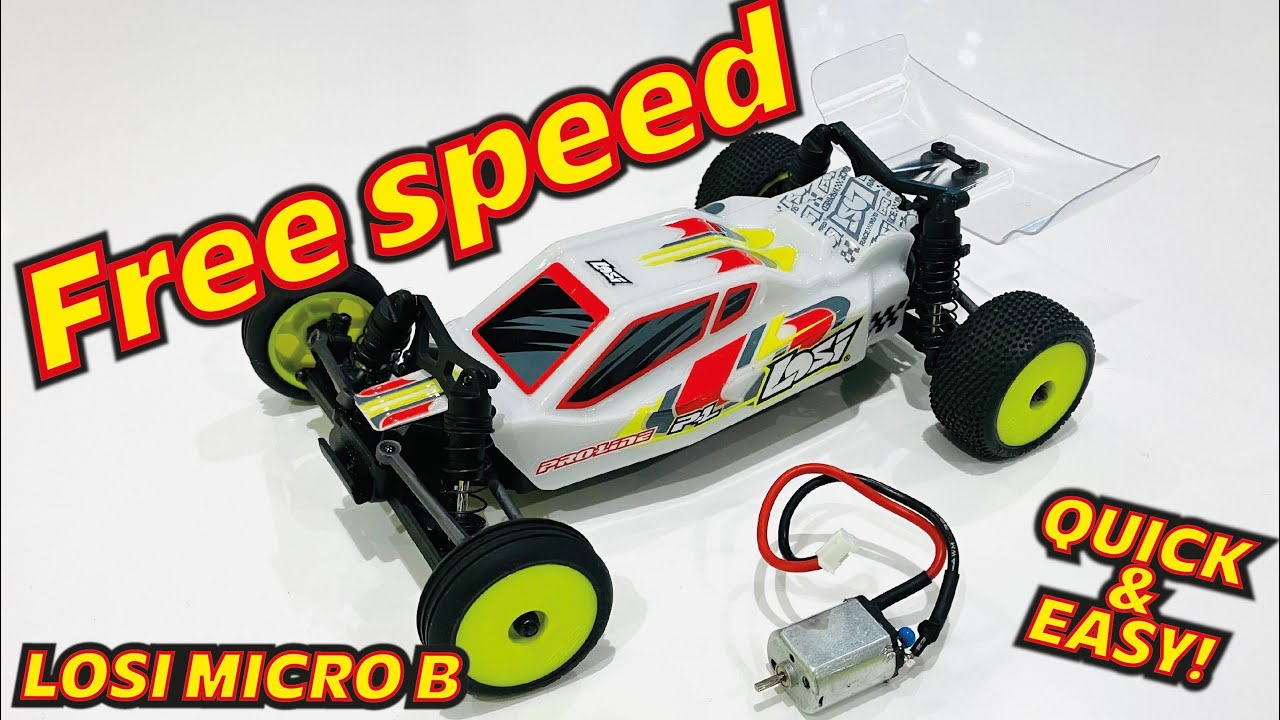 Running in a Losi Micro B rc car brushed motor
