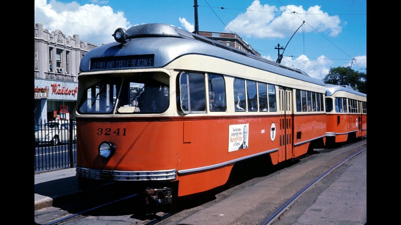 Boston Trolleys September 1967 including the Watertown Line