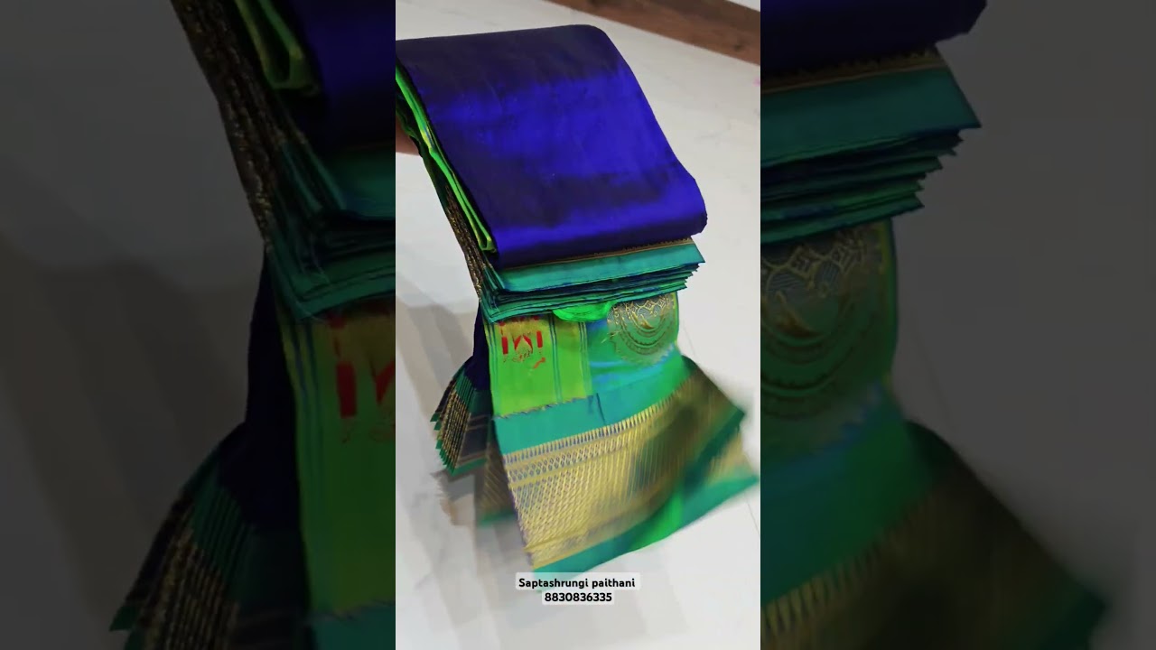 pure silk kalanjali Paithani 8830836335#indianhandlooms #silkfabric #purehandlooms #silksaree #silk