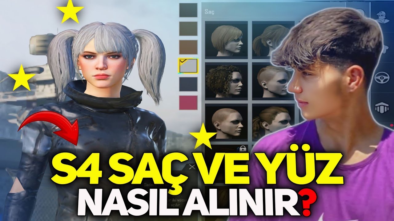 BEDAVA S4 SAÇI VE YÜZÜ NASIL ALINIR PUBG MOBİLE ❗ ÜCRETSİZ SAÇ VE YÜZ ALMA (KANITLI) | PUBG MOBİLE