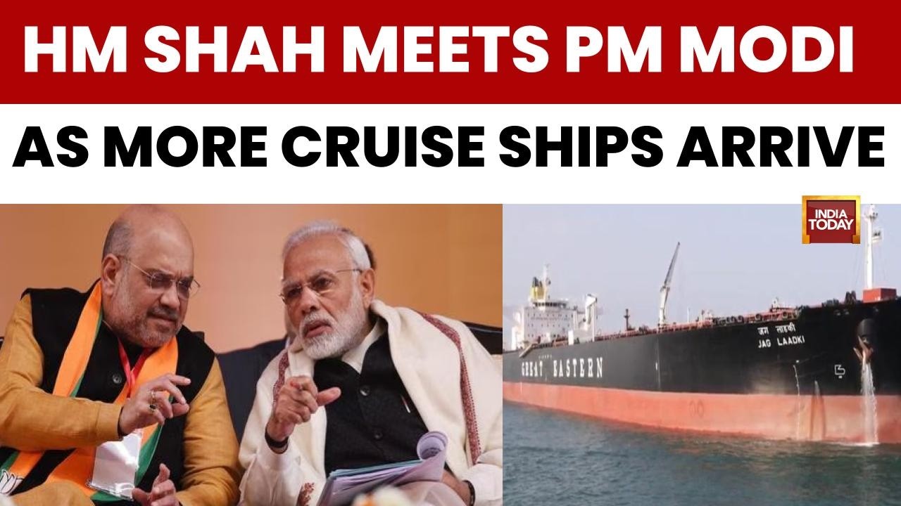 PM Modi, Amit Shah Meet On LPG Supply As Three Crude Ships Arrive From West Asia
