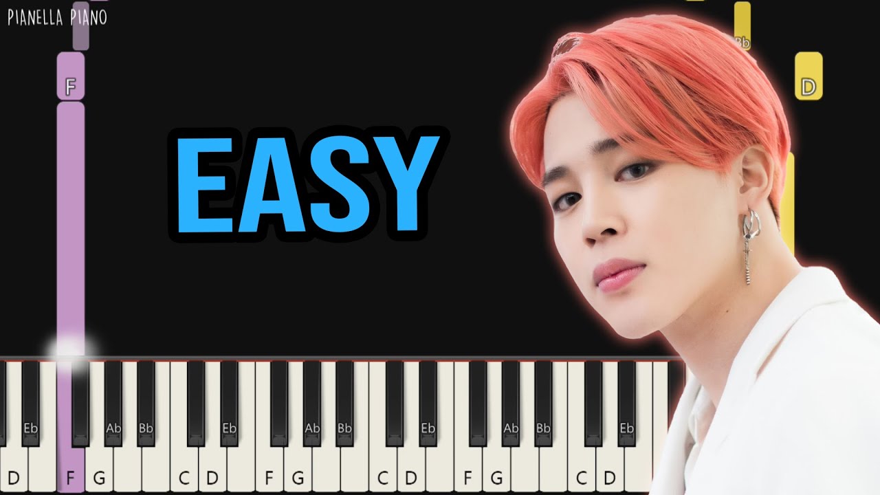BTS Jimin - Set Me Free Pt. 2 | EASY Piano Tutorial by Pianella Piano