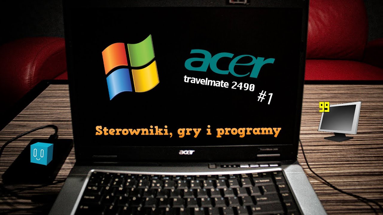Stawianie Windowsa XP na nogi oraz instalacja programów i gierek do testów - Acer Travelmate 2490