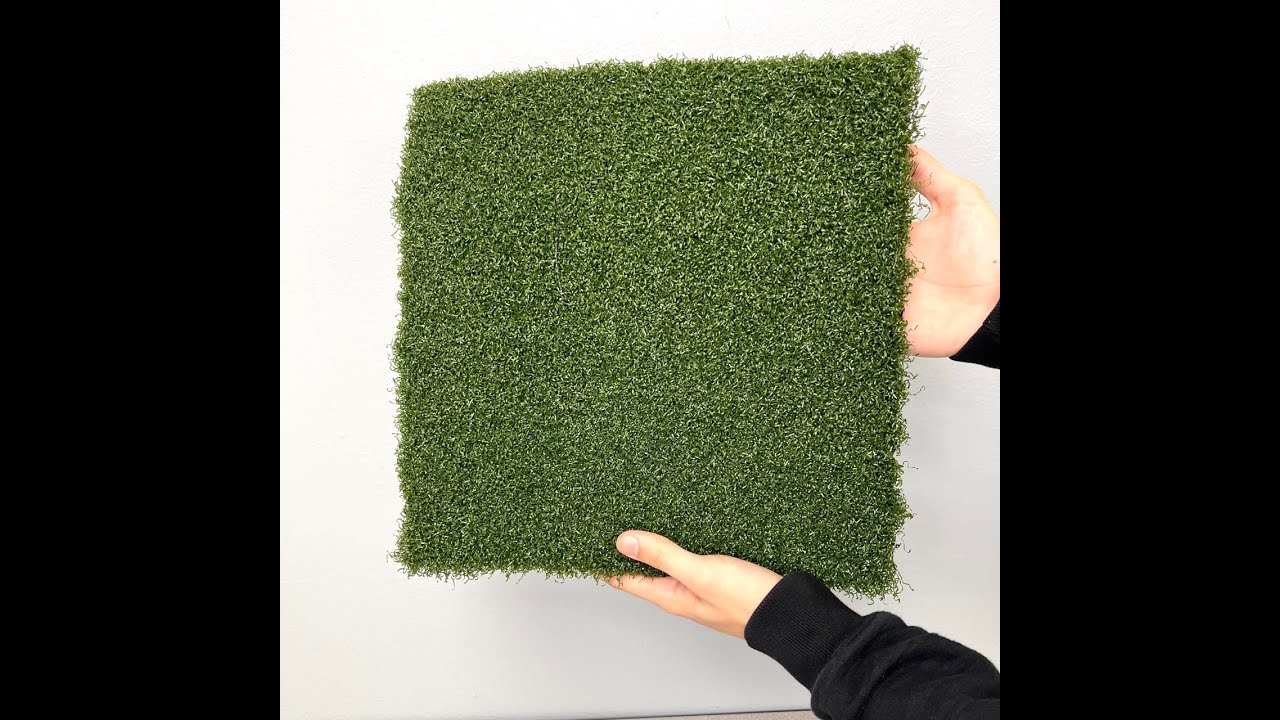 Demonstration of folding Eon Grass, a floral foam alternative