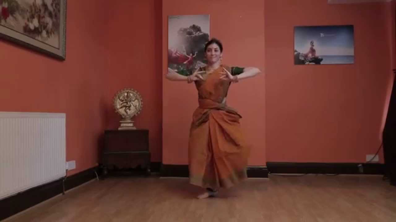 Learn Bharatanatyam Basic Steps : 3RD Naatadavu Radhini Sivadharan Kalaimanram UK Naatu Adavu