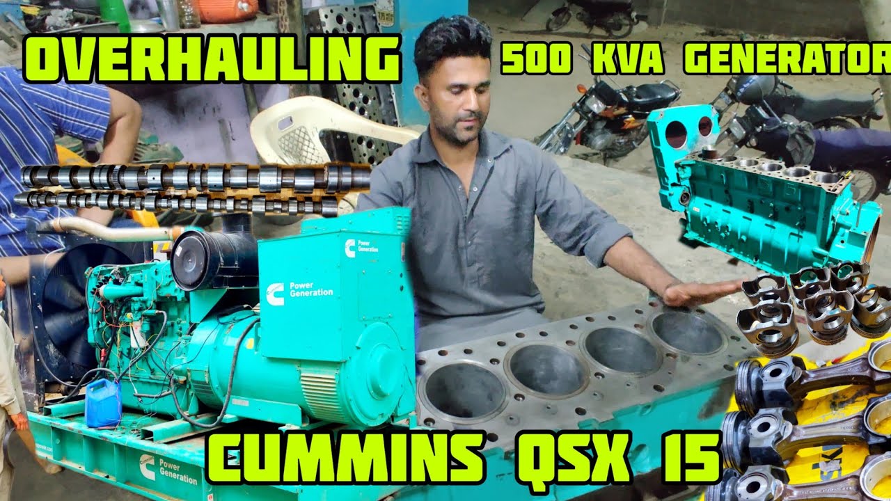 how to rebuild cummins Qsx 15 engine by gb power 💪 full video timing key 🗝️ use