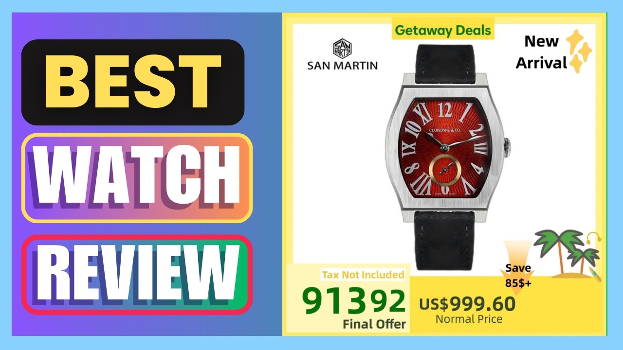 Best San Martin 36mm ETA 7001 Men Mechanical Watch Review