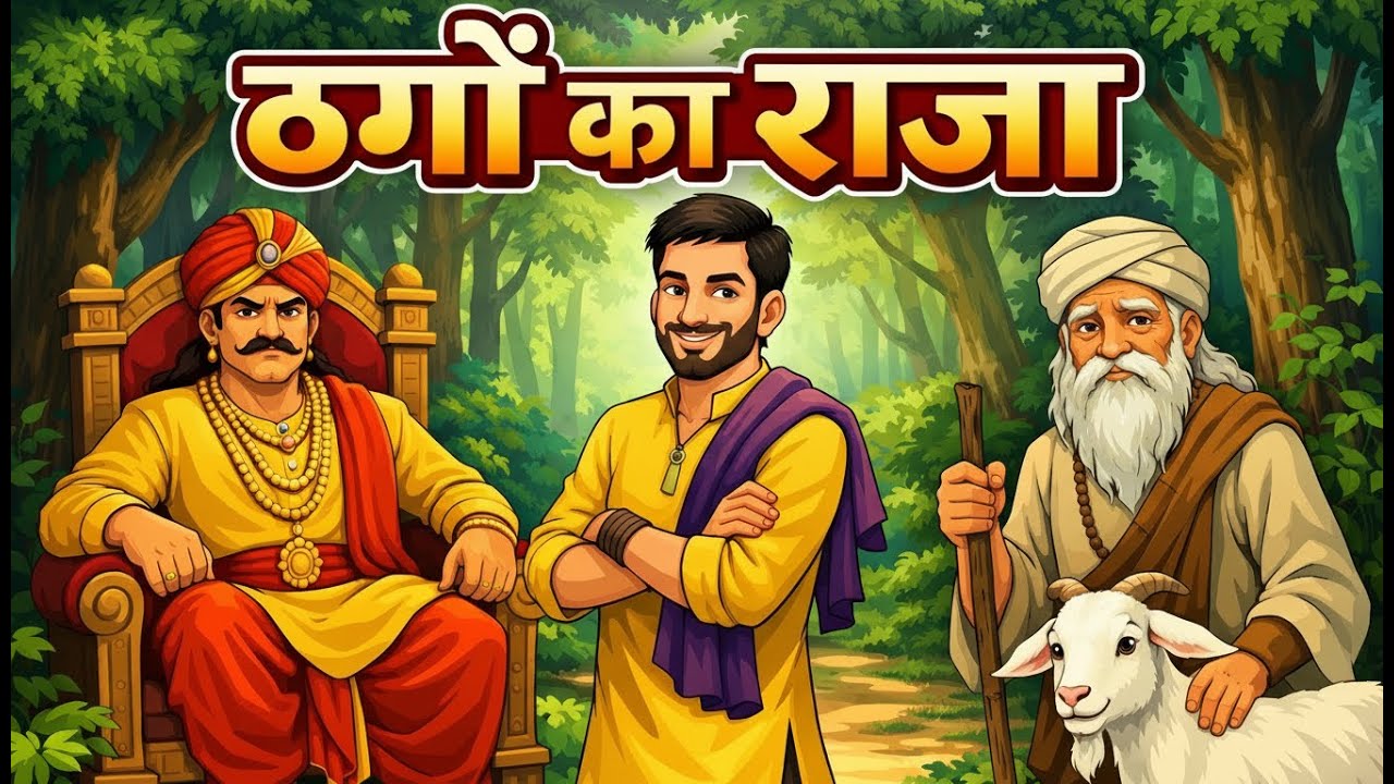 ठगों का राजा | । Hindi Moral Story | kahani |bed time story | cartoon story | कहानी