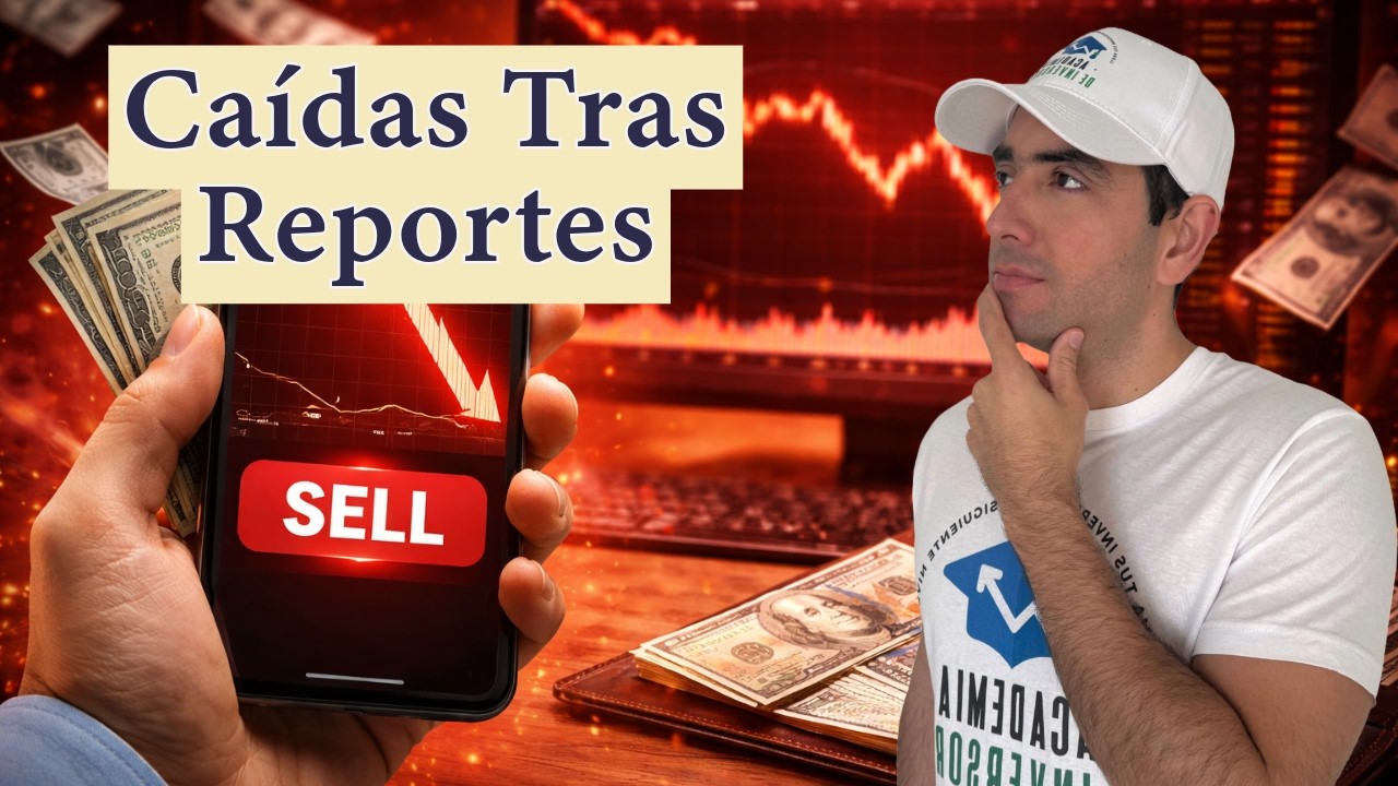 📉 Fuertes Caídas Tras los Earnings… ¡y Netflix Se Dispara!